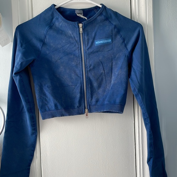 Fashion Nova WORKOUT Crop Jacket NWT - Picture 2 of 4
